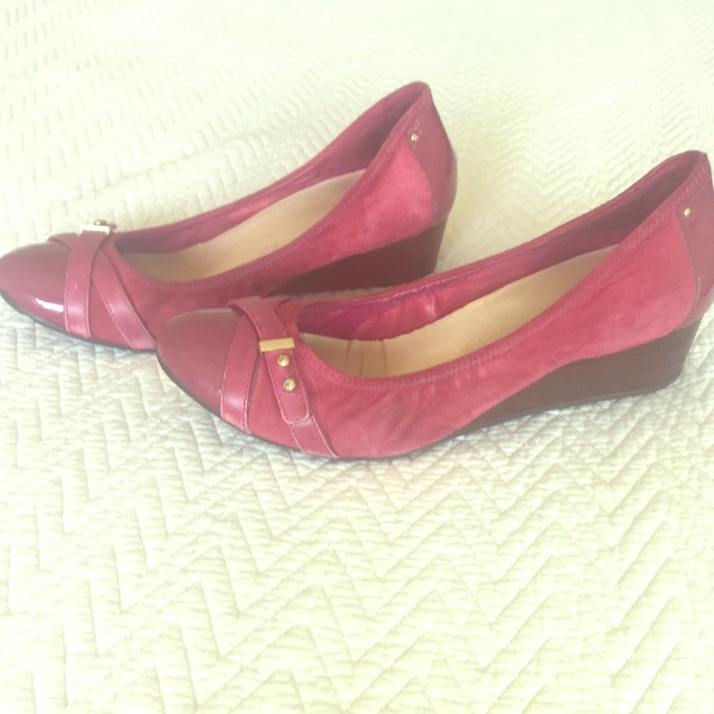 Raspberry Cole Haan Nike Air Wedges